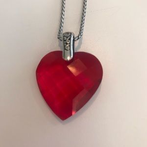 Brighton Red Heart Pendent Necklace